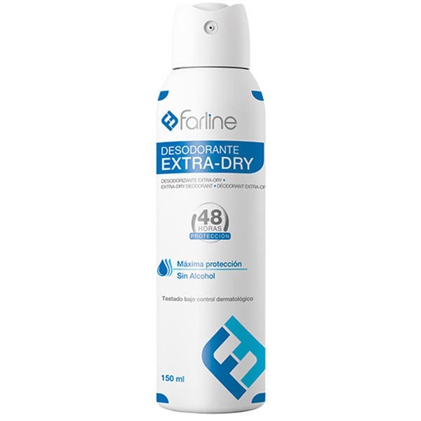 farline desodorante spray extra dry 150 ml