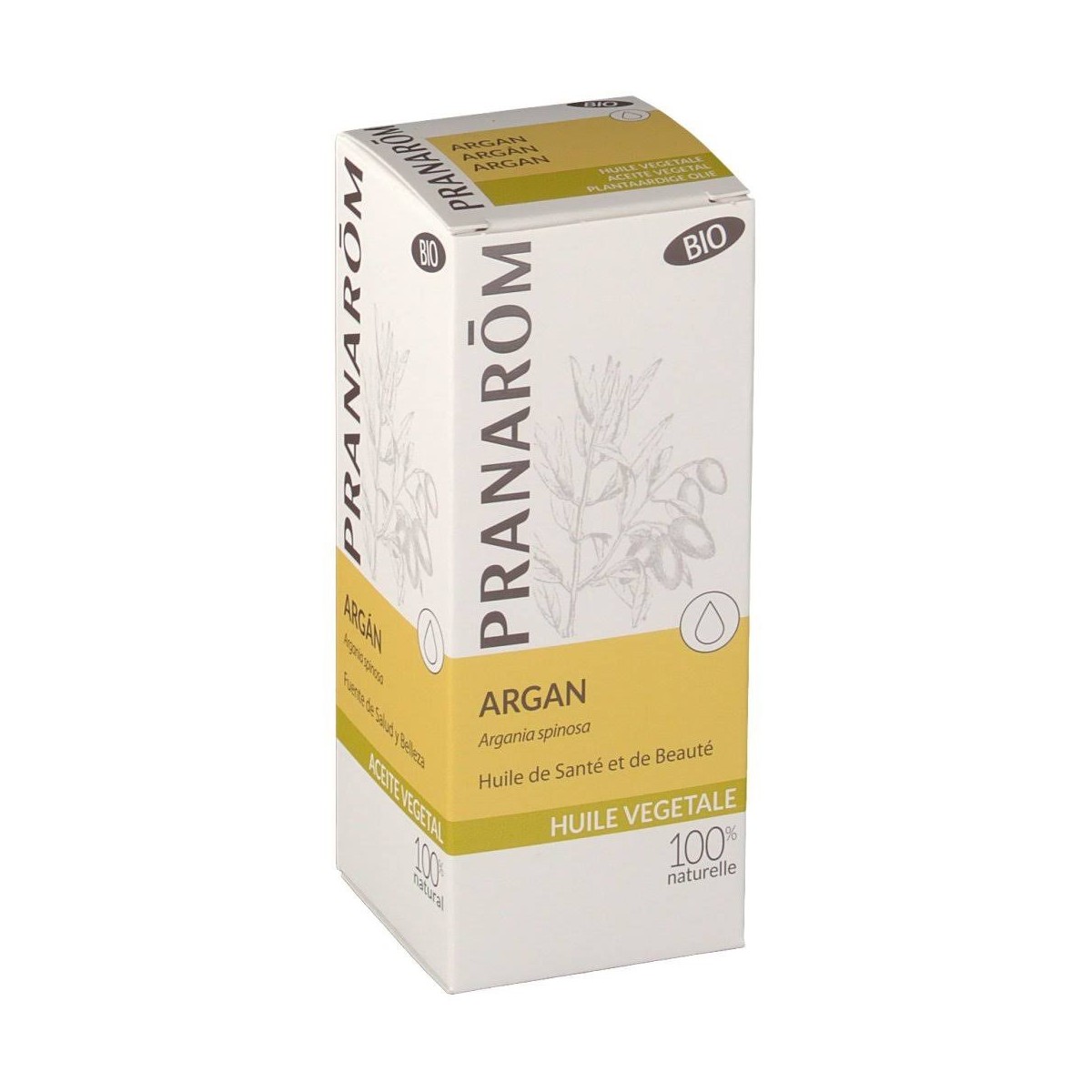 pranarom aceite vegetal argan 50ml bio
